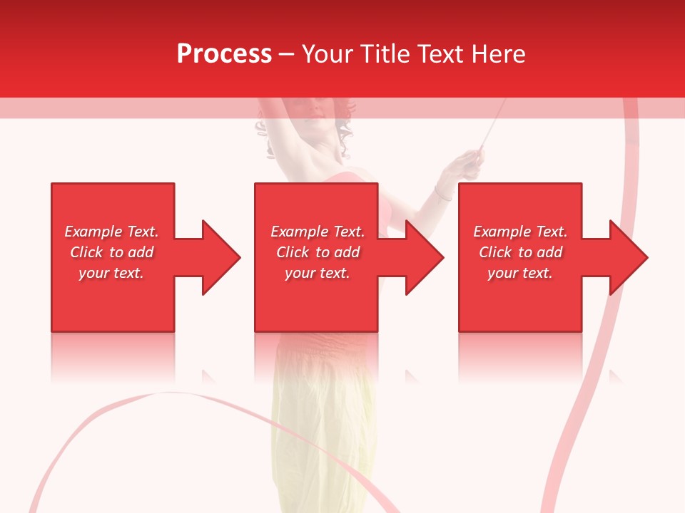 Performer Posing Young PowerPoint Template