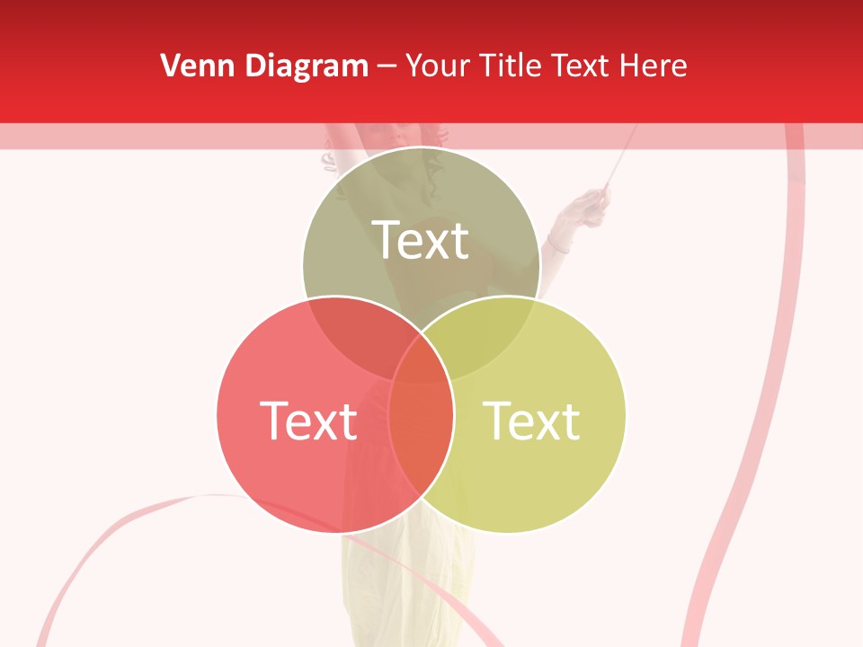 Performer Posing Young PowerPoint Template