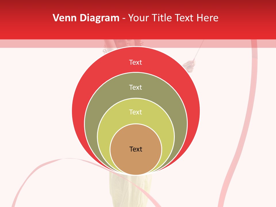 Performer Posing Young PowerPoint Template