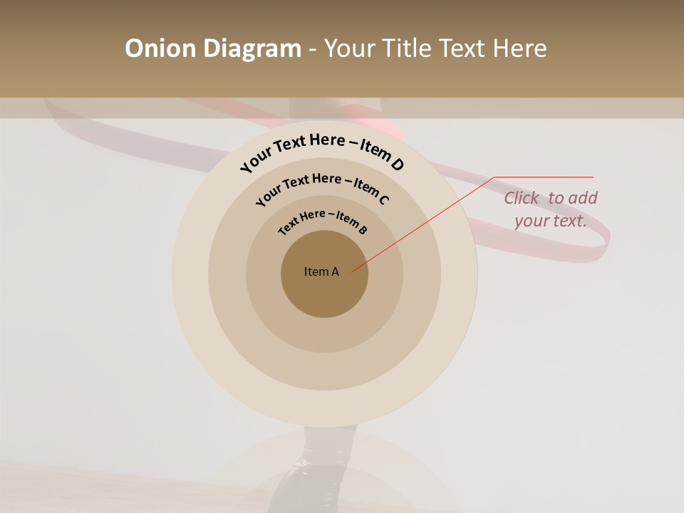 Aerobics Posing Lady PowerPoint Template