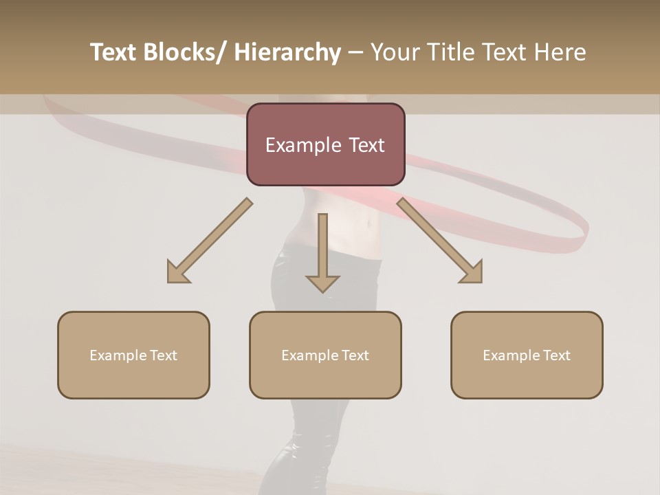 Aerobics Posing Lady PowerPoint Template