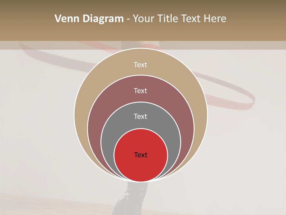 Aerobics Posing Lady PowerPoint Template