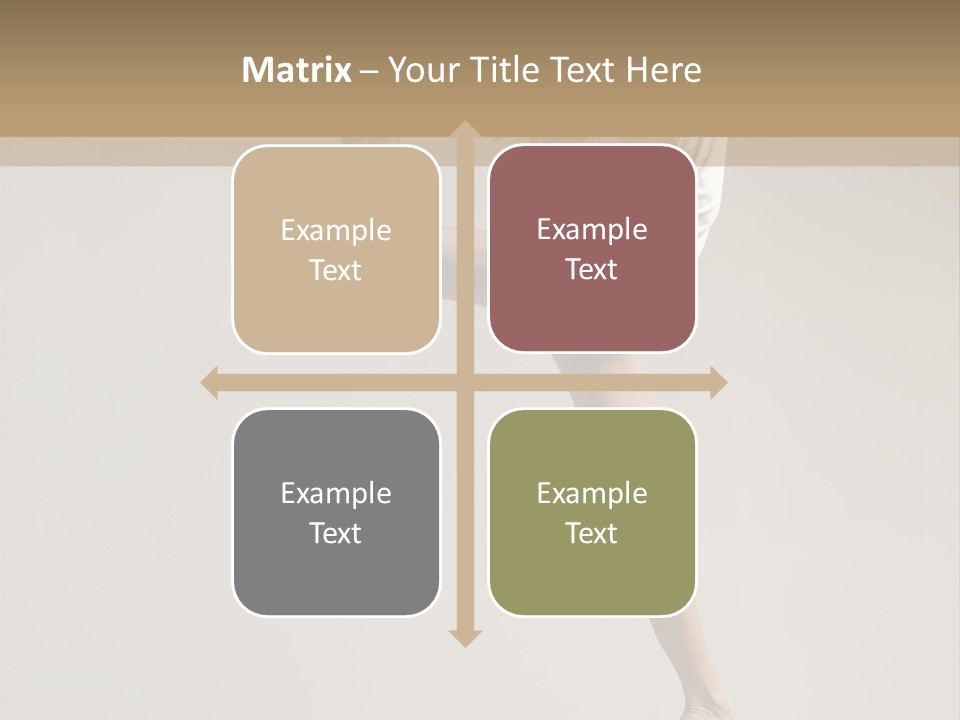 A Woman In A White Shirt And Black Shorts Is Doing A Trick PowerPoint Template