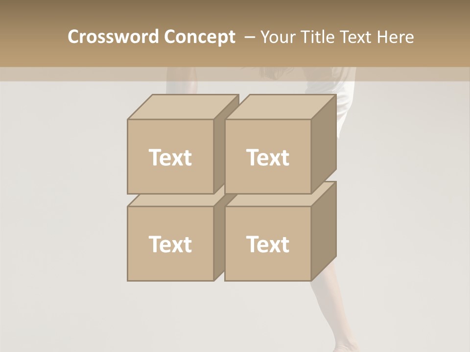 A Woman In A White Shirt And Black Shorts Is Doing A Trick PowerPoint Template