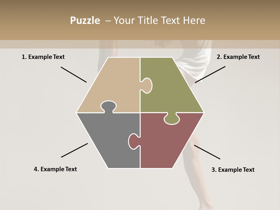 A Woman In A White Shirt And Black Shorts Is Doing A Trick PowerPoint Template