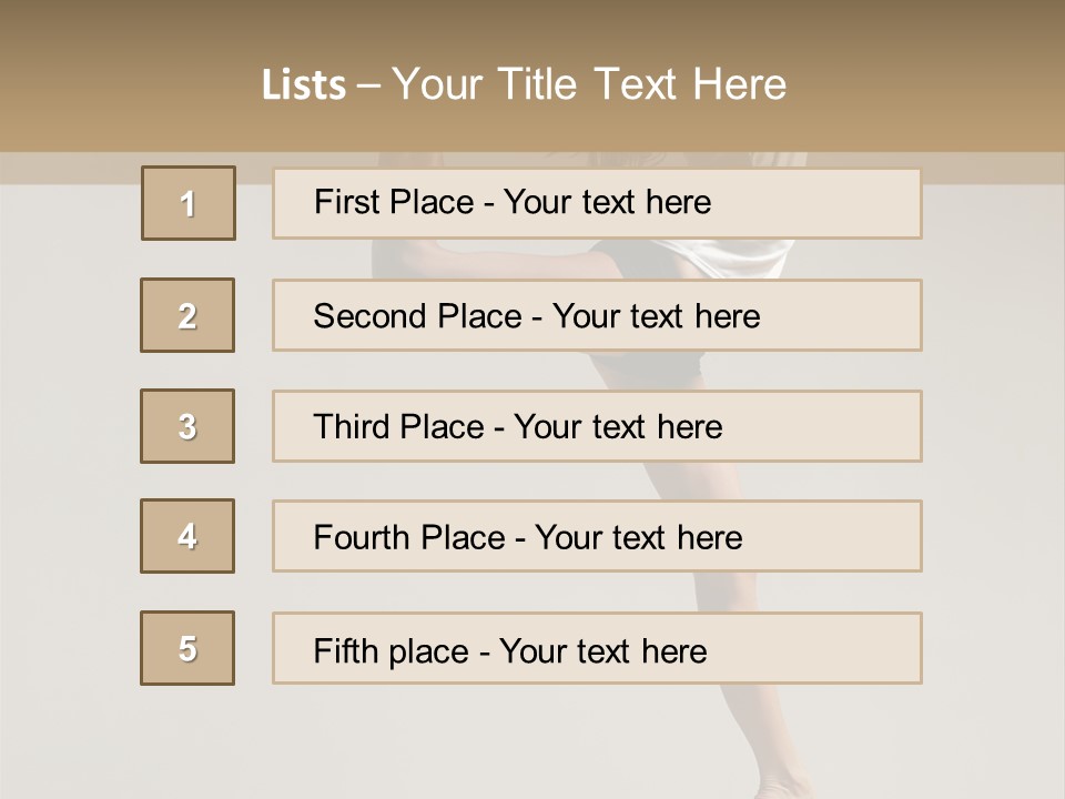 A Woman In A White Shirt And Black Shorts Is Doing A Trick PowerPoint Template