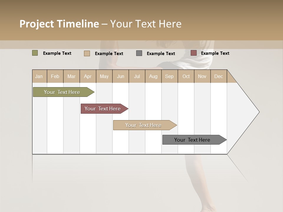 A Woman In A White Shirt And Black Shorts Is Doing A Trick PowerPoint Template