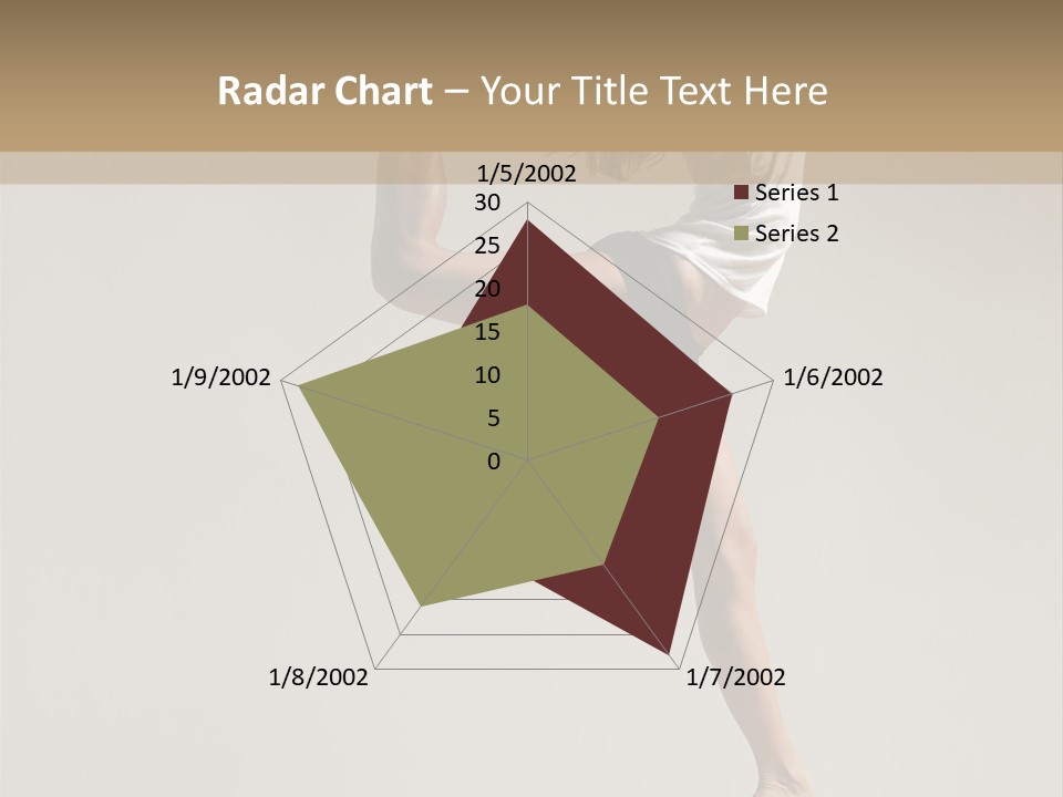 A Woman In A White Shirt And Black Shorts Is Doing A Trick PowerPoint Template