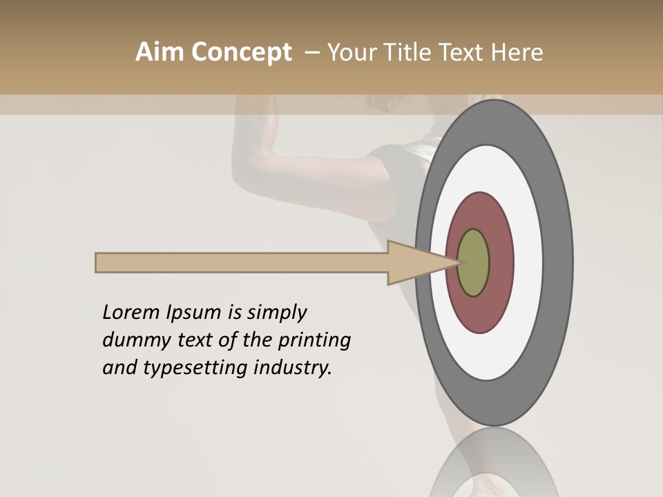 A Woman In A White Shirt And Black Shorts Is Doing A Trick PowerPoint Template