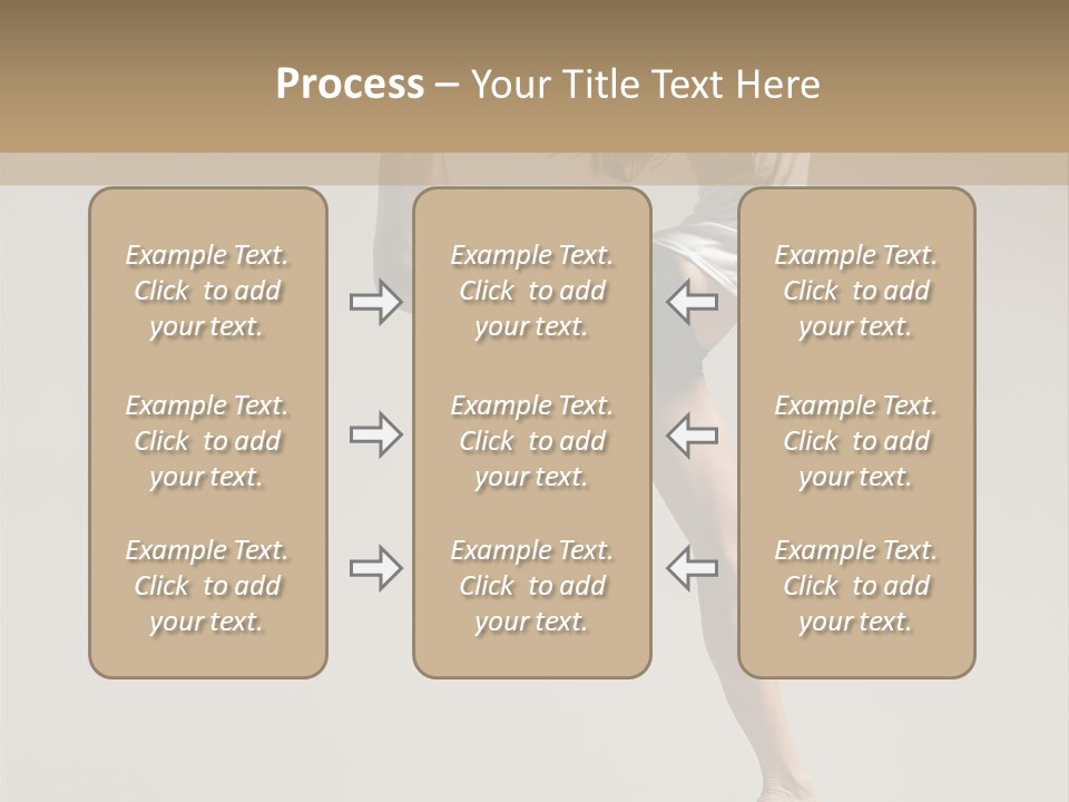 A Woman In A White Shirt And Black Shorts Is Doing A Trick PowerPoint Template