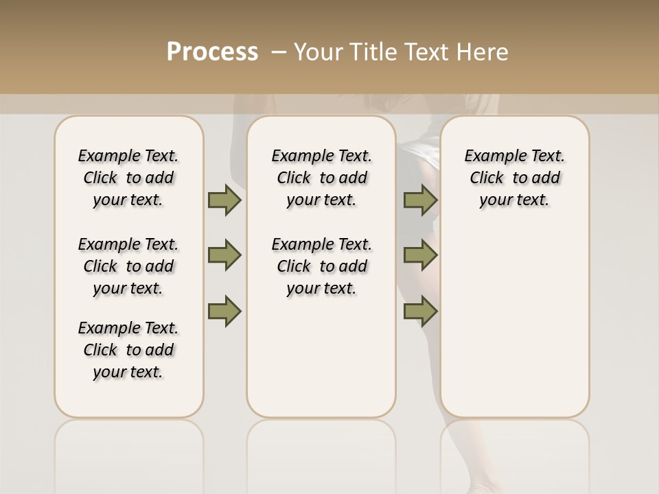 A Woman In A White Shirt And Black Shorts Is Doing A Trick PowerPoint Template