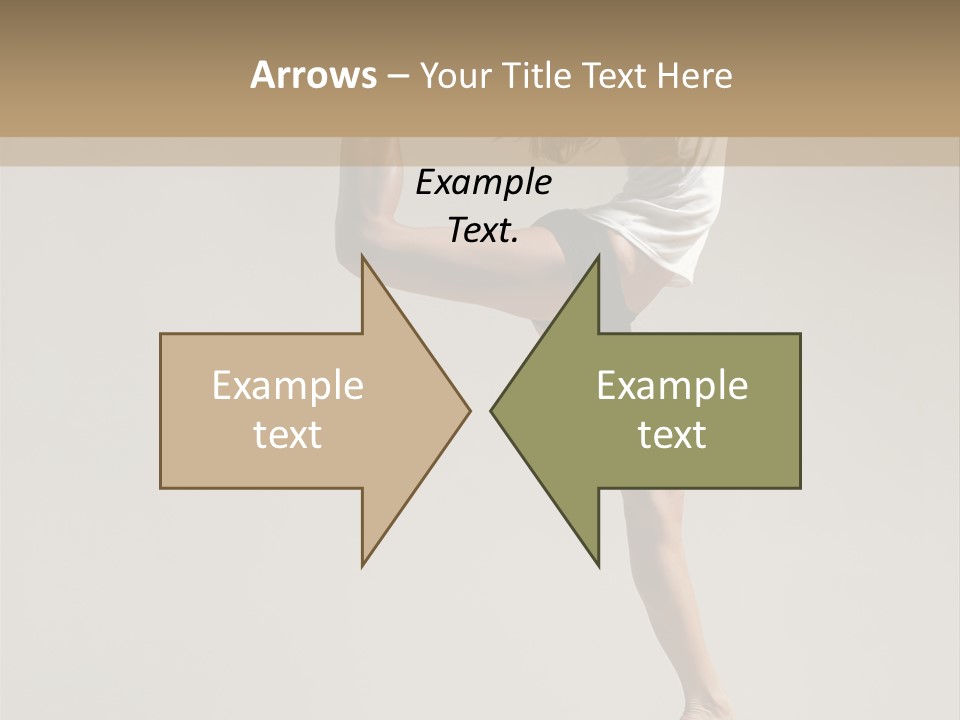 A Woman In A White Shirt And Black Shorts Is Doing A Trick PowerPoint Template