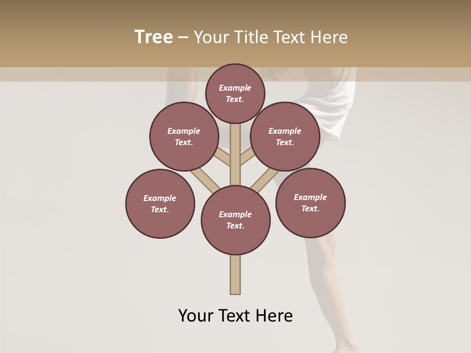 A Woman In A White Shirt And Black Shorts Is Doing A Trick PowerPoint Template