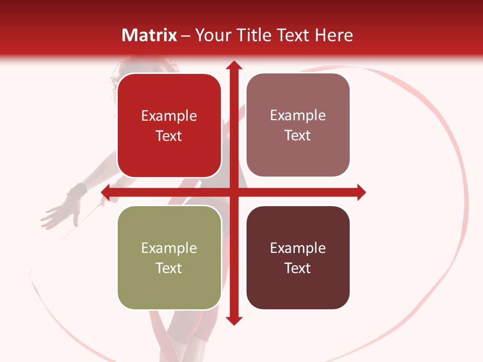 Beautiful Exercise Gymnast PowerPoint Template