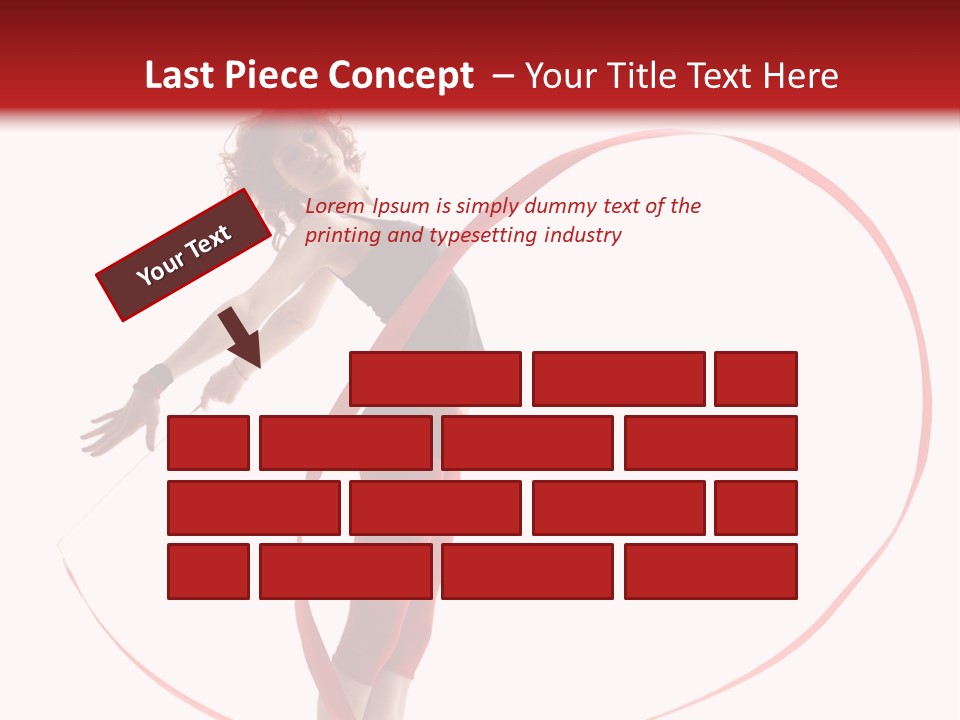 Beautiful Exercise Gymnast PowerPoint Template