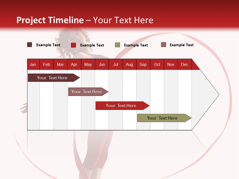 Beautiful Exercise Gymnast PowerPoint Template