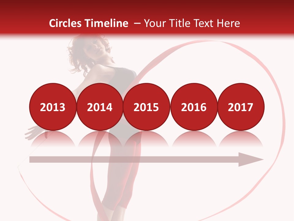 Beautiful Exercise Gymnast PowerPoint Template