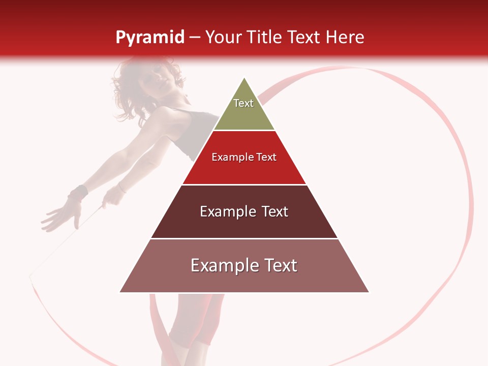 Beautiful Exercise Gymnast PowerPoint Template