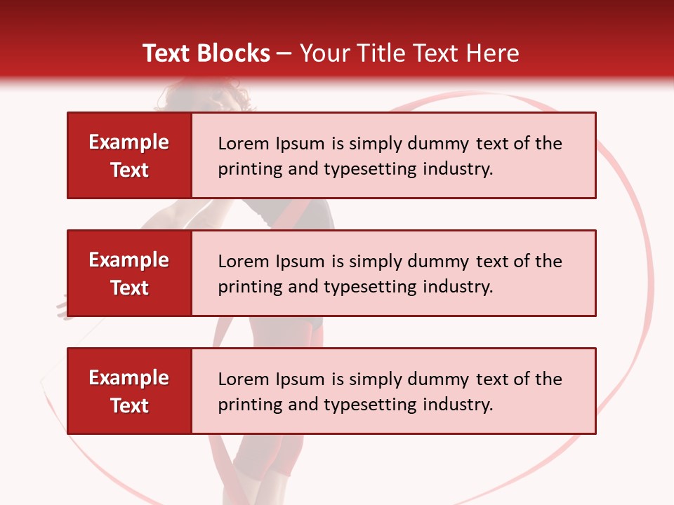 Beautiful Exercise Gymnast PowerPoint Template