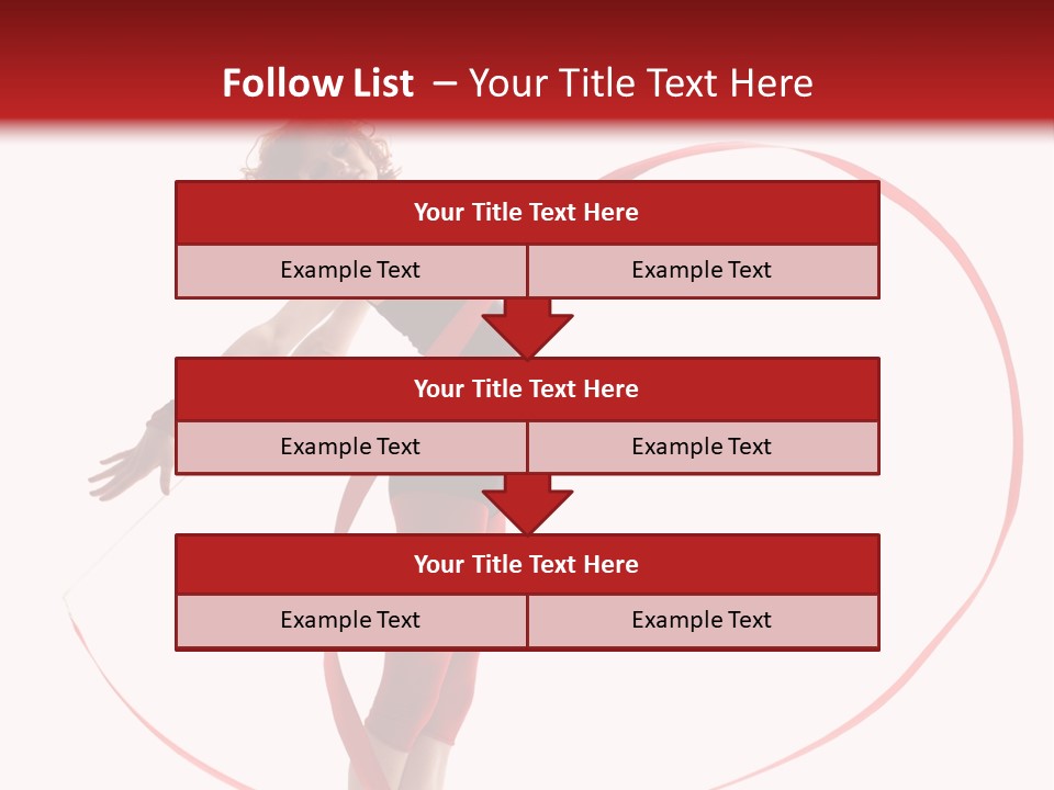 Beautiful Exercise Gymnast PowerPoint Template