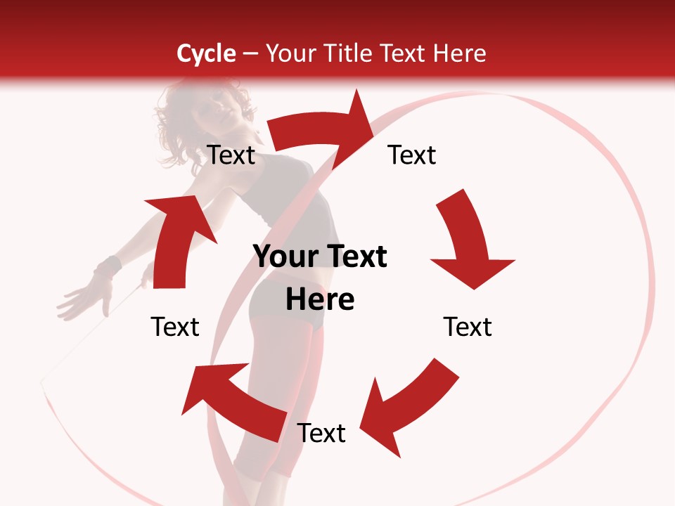 Beautiful Exercise Gymnast PowerPoint Template