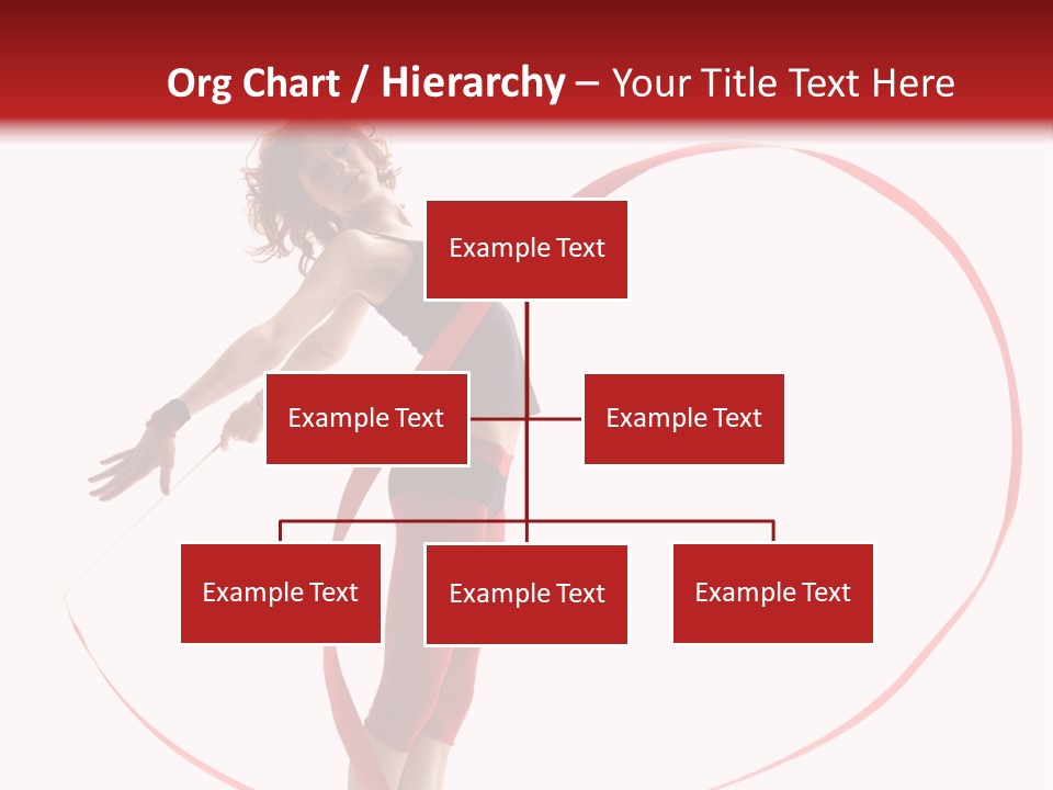 Beautiful Exercise Gymnast PowerPoint Template