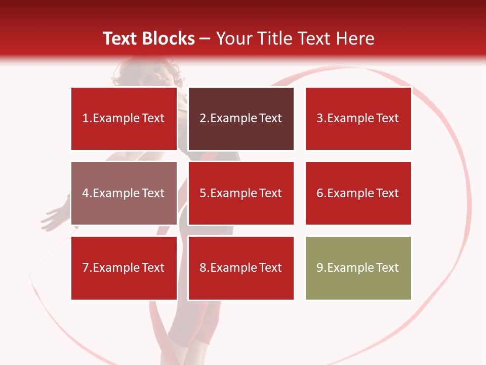 Beautiful Exercise Gymnast PowerPoint Template