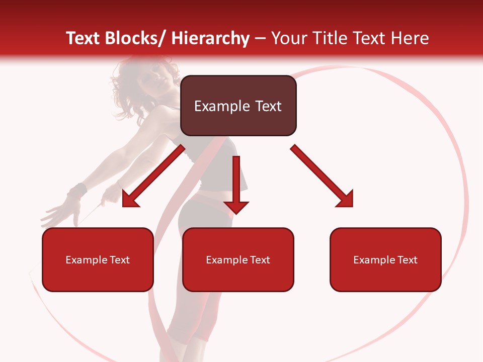 Beautiful Exercise Gymnast PowerPoint Template