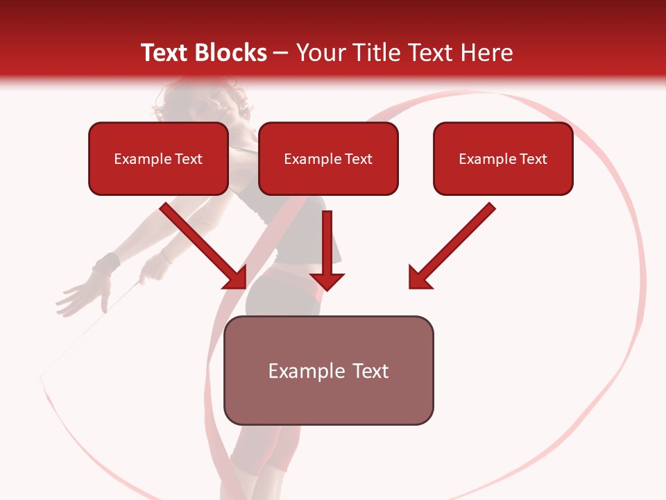 Beautiful Exercise Gymnast PowerPoint Template