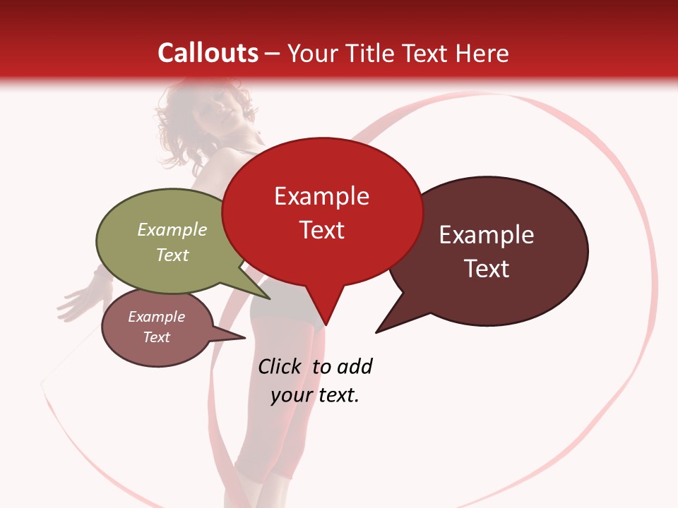 Beautiful Exercise Gymnast PowerPoint Template