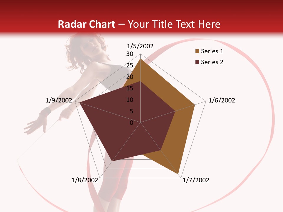 Beautiful Exercise Gymnast PowerPoint Template