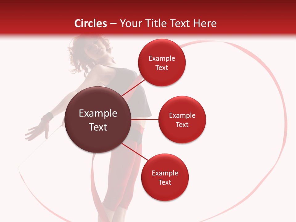 Beautiful Exercise Gymnast PowerPoint Template