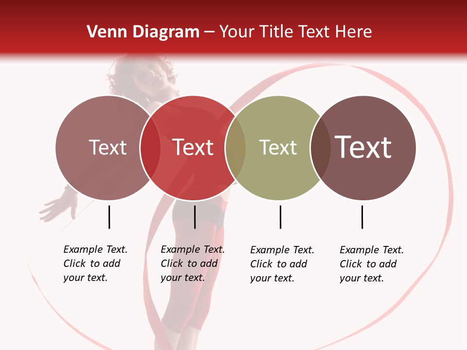 Beautiful Exercise Gymnast PowerPoint Template