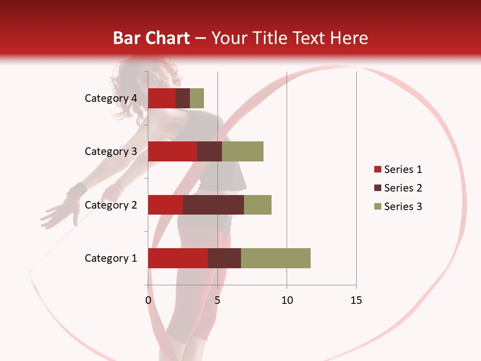Beautiful Exercise Gymnast PowerPoint Template