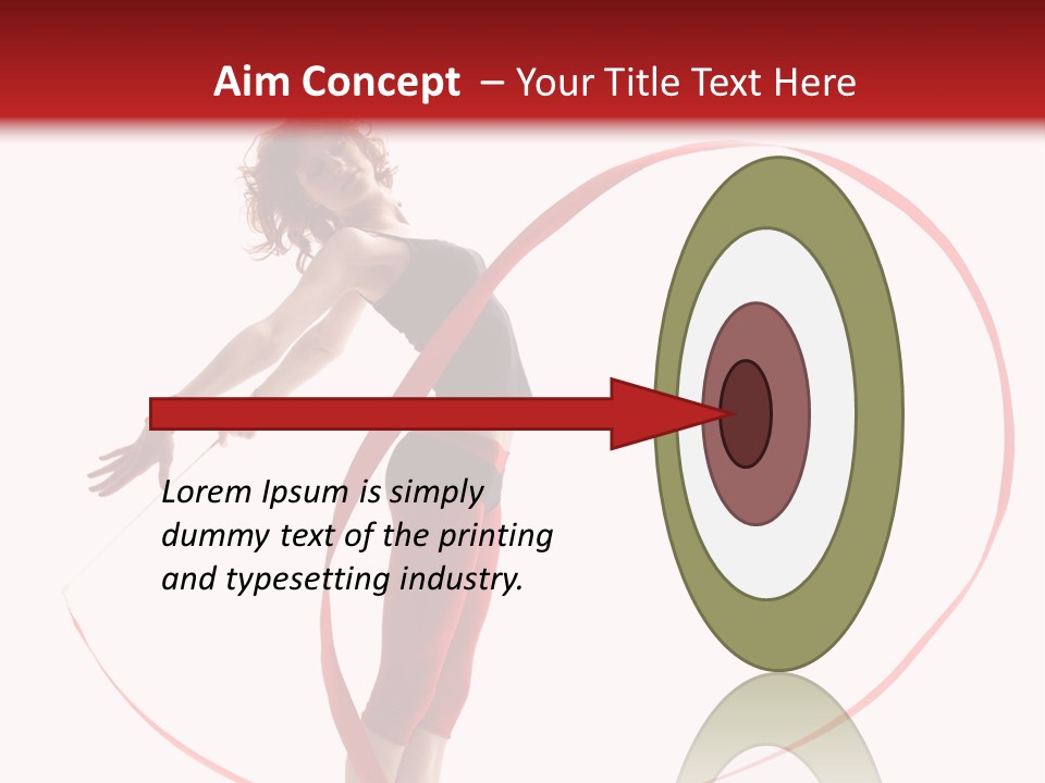 Beautiful Exercise Gymnast PowerPoint Template