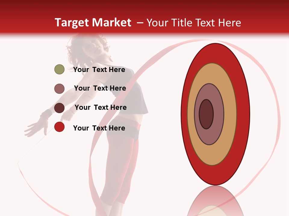 Beautiful Exercise Gymnast PowerPoint Template