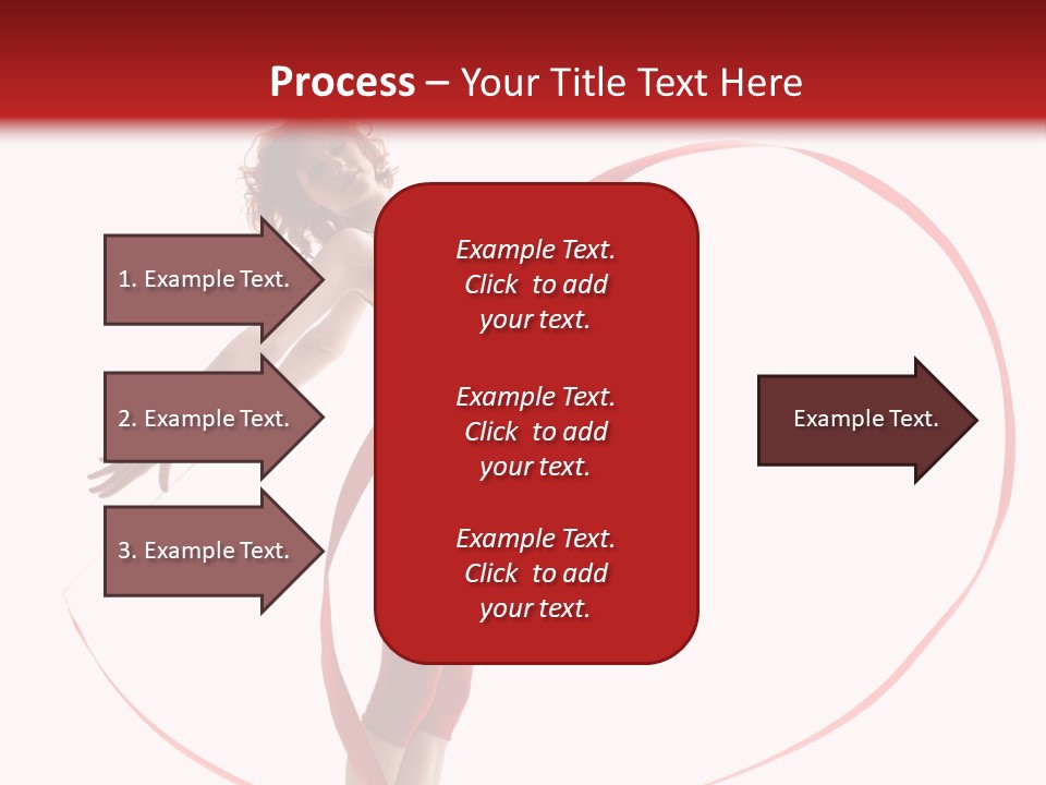 Beautiful Exercise Gymnast PowerPoint Template