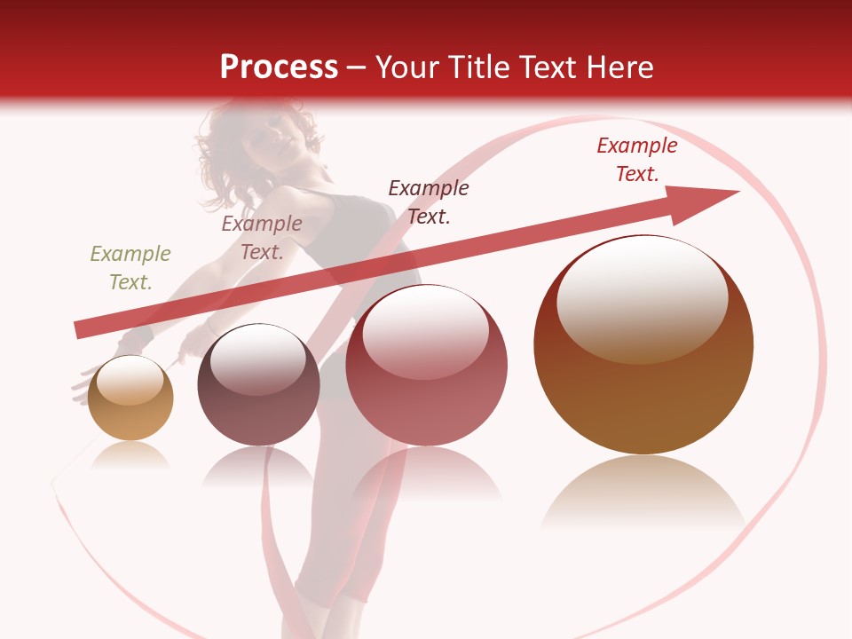 Beautiful Exercise Gymnast PowerPoint Template