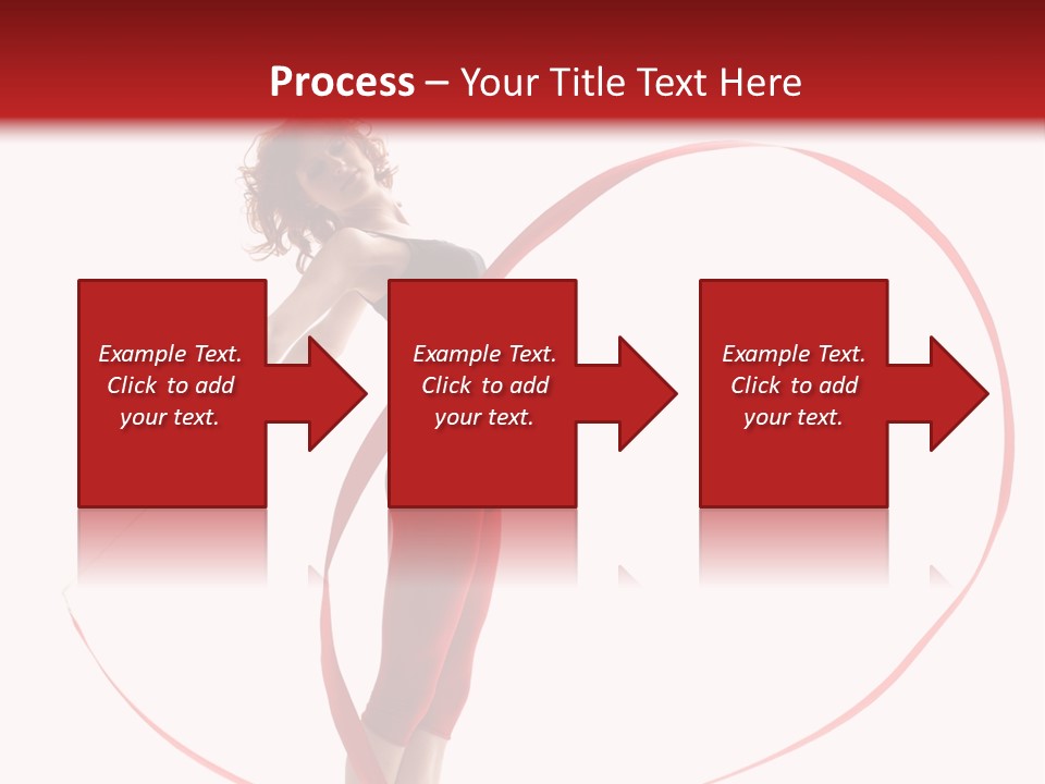 Beautiful Exercise Gymnast PowerPoint Template