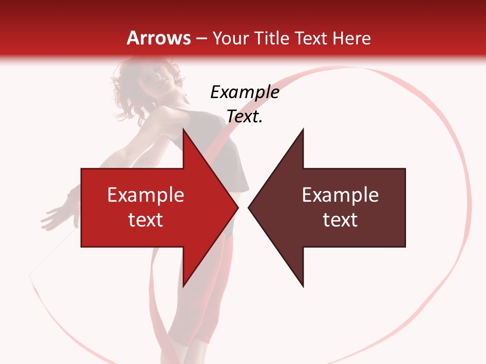 Beautiful Exercise Gymnast PowerPoint Template