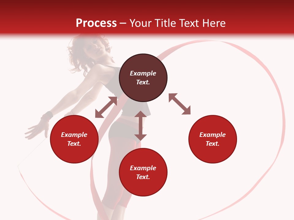 Beautiful Exercise Gymnast PowerPoint Template