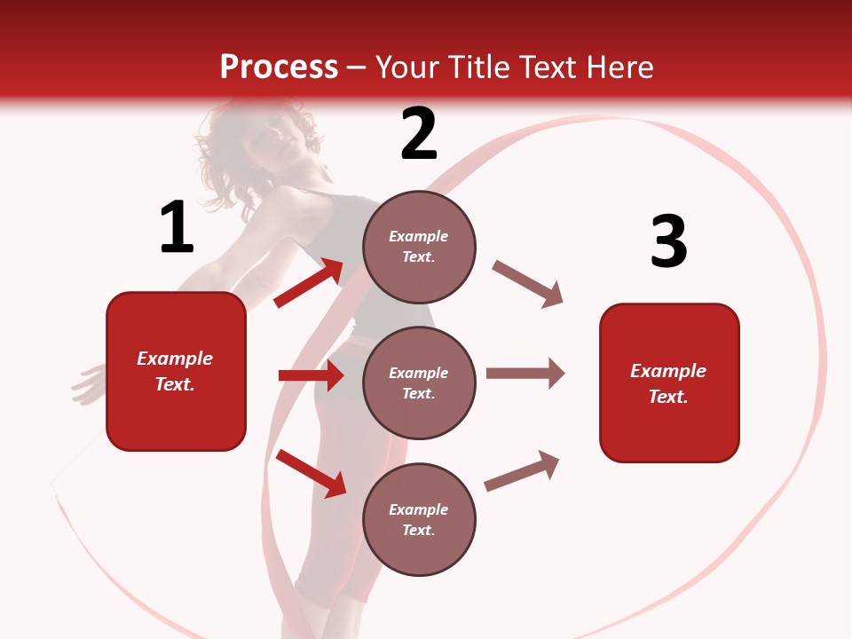 Beautiful Exercise Gymnast PowerPoint Template