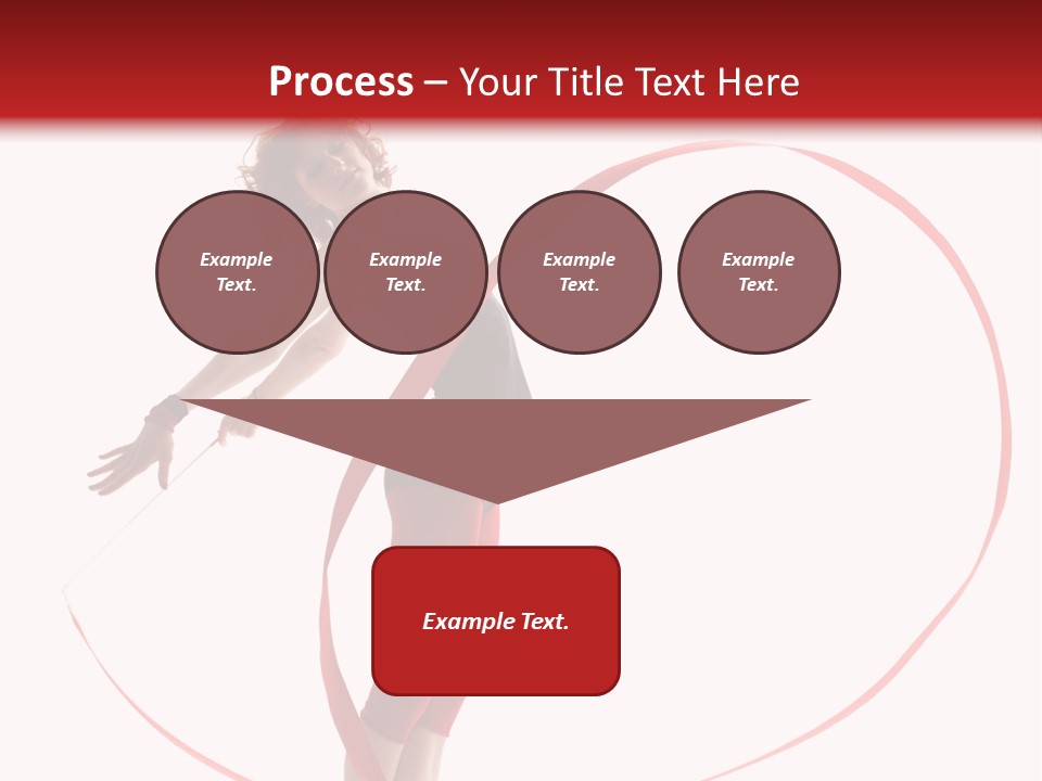 Beautiful Exercise Gymnast PowerPoint Template