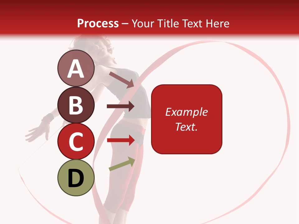 Beautiful Exercise Gymnast PowerPoint Template