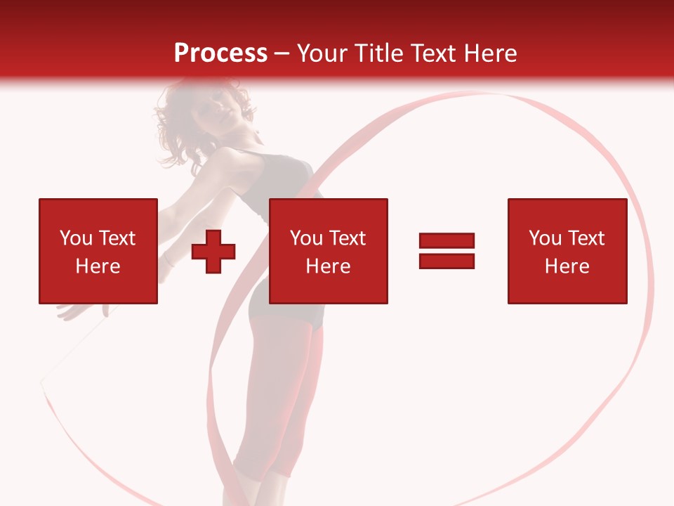 Beautiful Exercise Gymnast PowerPoint Template