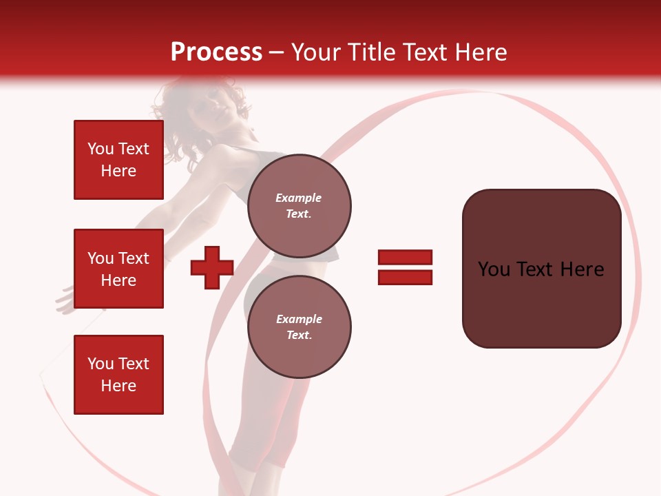 Beautiful Exercise Gymnast PowerPoint Template