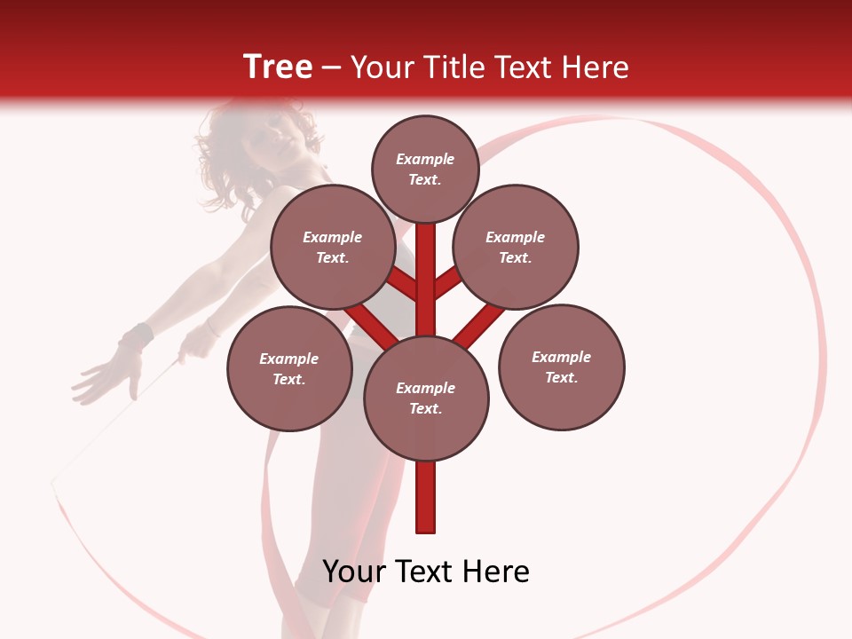 Beautiful Exercise Gymnast PowerPoint Template