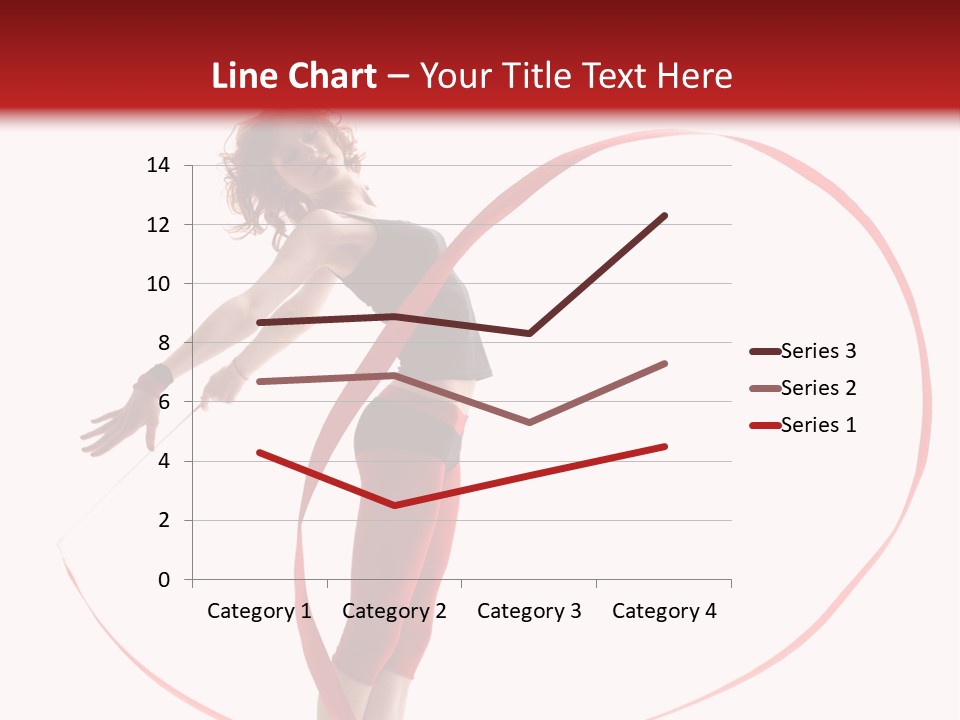 Beautiful Exercise Gymnast PowerPoint Template