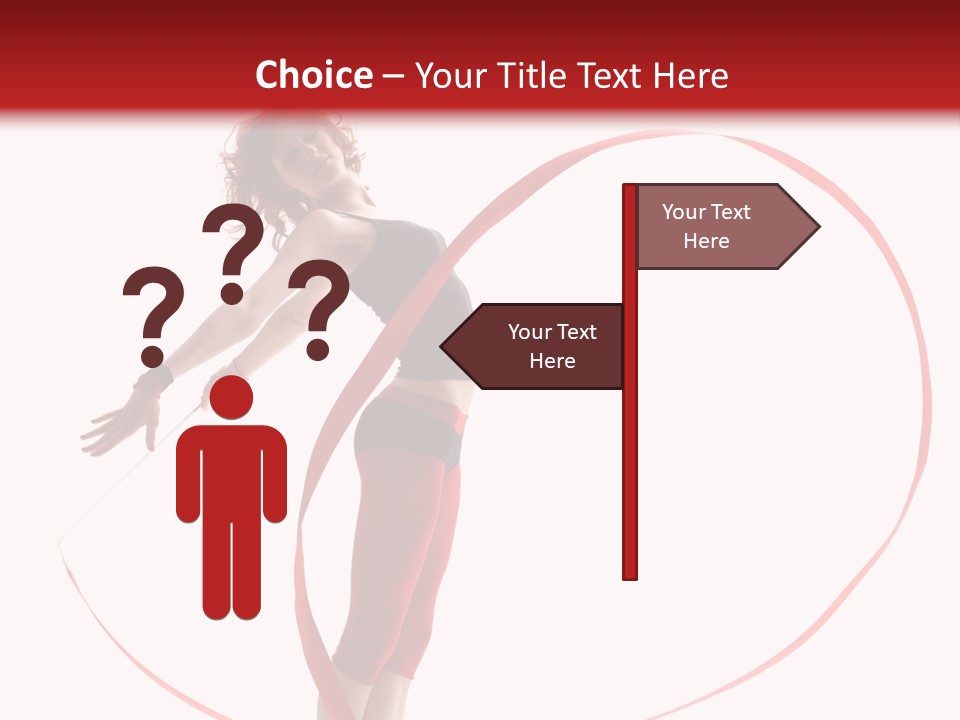 Beautiful Exercise Gymnast PowerPoint Template