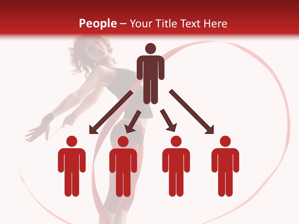 Beautiful Exercise Gymnast PowerPoint Template